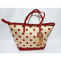Bolsa Clio Paganni Poá Chic Feminina-Feminino