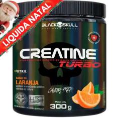 Creatina Monohidratada Creatine Turbo Black Skull Energia Força Ganho 