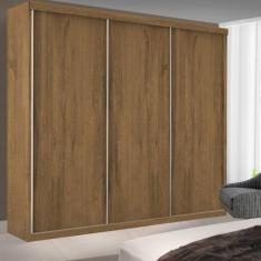 Guarda Roupa Casal Premium Lily 205,9cm 3 Portas 4 Gavetas Yescasa