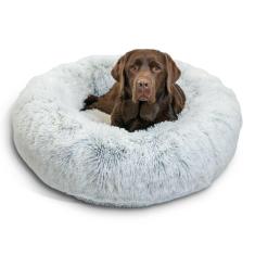 Cama Best Friends Formato Donut Para Cães Grande - Gelo