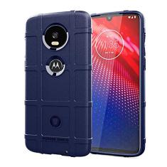 Capa para Moto Z4, sensação macia, proteção total, anti-arranhões e impressões digitais + capa de celular resistente a arranhões para Moto Z4