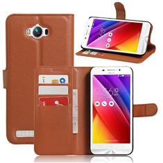 NEKOYA Capa ASUS ZenFone MAX /Zc550 KL, capa de pele para ASUS ZenFone MAX /Zc550 KL, capa interior TPU, suporte dobrável, ranhuras para cartões, capa com fecho magnético para ASUS ZenFone MAX /Zc550