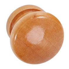 10 Unidades S M L de Madeira, Puxador de Móveis Naturais para Cozinha, Armário Redondo de Cogumelo, Alças de Parafuso de 10 Mm, Maçanetas de Porta de Pinho 50 Mm, Maçaneta de