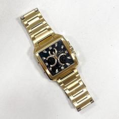 Relógio Dourado Masculino Technos Ts Digitech BJ3940AA/1P