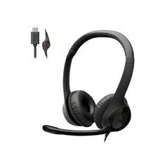Headset Logitech H390, Controles de Áudio Integrado, Microfone com Redução de Ruído, USB-C, Preto - 981-001575