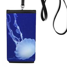 Bolsa para celular com imagem de natureza da ciência, bolsa para celular com bolso preto