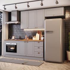 Cozinha Compacta Com Balcão Forno De Embutir Amy Casa 812