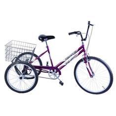 Bicicleta Triciclo Aro 26 Adulto Violeta