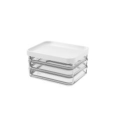 Pote Clear Trio 840 ml, 13,1x16,7x8,5cm, Branco, Coza