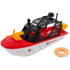 Barco de Brinquedo Resgate Rescue Team Usual - Brinquedos com Acessóri