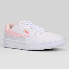 Tênis Fila Acd Classic Feminino - Branco e Rosa