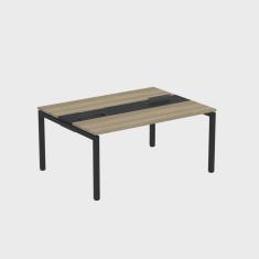 Mesa Plataforma Dupla com Pé de Aço para Coworking 160x120 Pdc16/12/2p