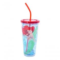 Copo Revestido Líquido Sereia Ariel 600ml - Disney