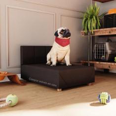 Cama Box Pet Dog Porte Menor 60 Cm Cor Marrom Comprar Moveis - Comprar
