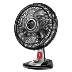 Ventilador de Mesa Mondial Super Turbo 8 Pás 40cm 127v Preto Prata VTX-40-8P-RL