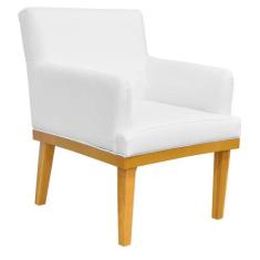 Poltrona Decorativa Para Sala de Estar Base Mel Beatriz W01 Material S