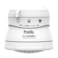 Chuveiro Ducha Pratik 3 Temperaturas, Branco, 4400W, 220V