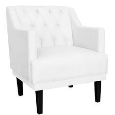 Poltrona Decorativa Clássica Suede Cores - DS Estofados