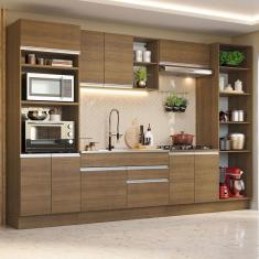 Armário de Cozinha Completa 330cm Rustic Glamy Madesa 03