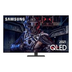 Smart TV Samsung QLED 4K 65Q80A Modo Game Processador IA Som em Movimento Visual Livre de Cabos 65" 65"
