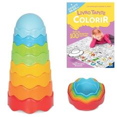 Brinquedo para Bebês 6 meses Torre de Empilhar Didático