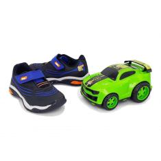 Tênis Infantil Kidy Play Respitec Masculino com Carrinho 007-0609-7428-Masculino
