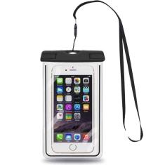 Capa bolsa para celular à prova d`água praia piscina verão