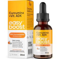 Curcumina + Vitamina A D3 K2 Mk7 Easy Boost Laranja 30ml