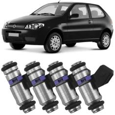 Kit 4 Bico Injetor Fiat Palio 1.0 1.3 1.5 96 a 2009 Ete