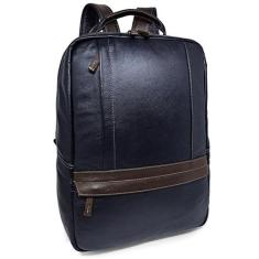 Mochila Executiva Masculina De Couro Para Notebook - Le Voyage