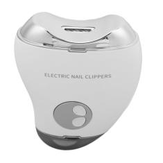 Cortador de Unhas Elétrico, Design Curvo, 3 Velocidades, Caixa de Armazenamento Extra Grande para Lascas de Unhas, Escova de Limpeza, Uso Familiar para Crianças Idosas Adultas