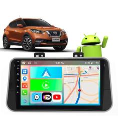 Kit Multimídia Android 9 Polegadas Kicks 2016-2023 CarPlay - E-Carplay