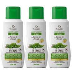 Kit 3 Sabonete Líquido Íntimo 17 Ervas 200Ml - Bio Instinto