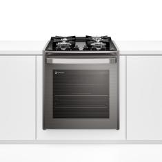 Fogão de Embutir 4 bocas Electrolux Cinza Experience Mesa Vidro, Grill e VaporBake (FE4EC) 127V