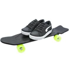 Tênis Infantil Masculino Casual com Skate Preto -  Club Happy-Masculino