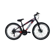 Bicicleta Aro 26 Vikingx Tuff 21v Alumínio Freio a Disco Aros Vmaxx Pr