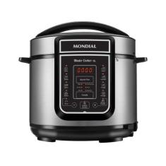 Panela de Pressão Elétrica 5 Litros Mondial Master Cooker PE38 Preta c