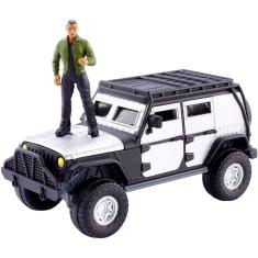 Miniatura Velozes e Furiosos Jeep Wrangle Com Boneco 1/32