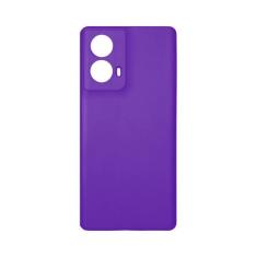 Capa Aveludada + Pel. Gel Privativa Compatível Moto G45 5G - DB, Roxo