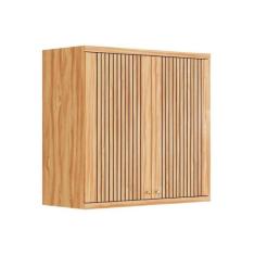 Armário de Cozinha Modulado Sauvignon 2 Portas Frisada 80cm Amendoa - 