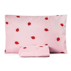 Jogo De Lençol Solteiro 2 Peças Sem Elastico Algodão Misto - LENNY ENX