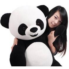Urso Panda de Pelúcia Gigante 1 metro e 20 cm - Apaixonado - Casa Dos 
