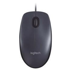 Mouse Logitech com Fio M100 910-001601, Preto