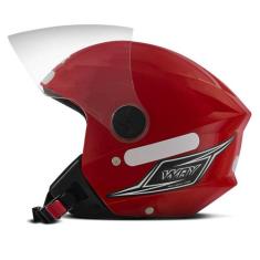 Capacete Moto Aberto Mixs Way Masculino Feminino Confortável Segurança
