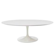 Mesa De Jantar Tulipa Saarinen 244X137 Cm Branco