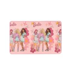 Tapete Infantil Dupla Face Impermeável Recreio  90x140cm - Jolitex - Barbie Flores