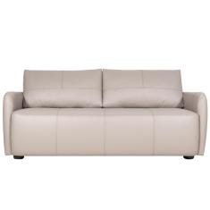 Sofá Decorativo Sala de Estar Lily 2 Lugares 180cm Couro Off White - Gran Belo