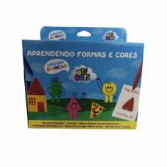 Kit Massinha Aprendendo Formas e Cores  15 Peças - Uti Guti
