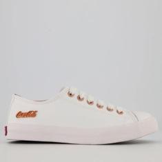 Tênis Coca Cola Basket Floater Low Feminino Branco-Feminino