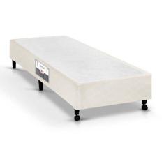Cama Box Base Solteiro Poli Tecido Clean (78x188x27) - Castor
